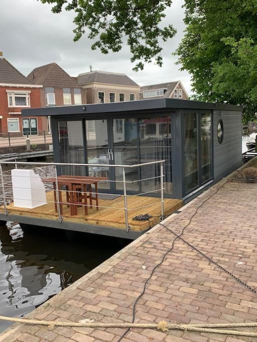 Unique New Houseboat Moored 4 Apartment Zwartsluis Exterior foto